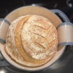 easy sourdough bread recipe and simple sourdough score