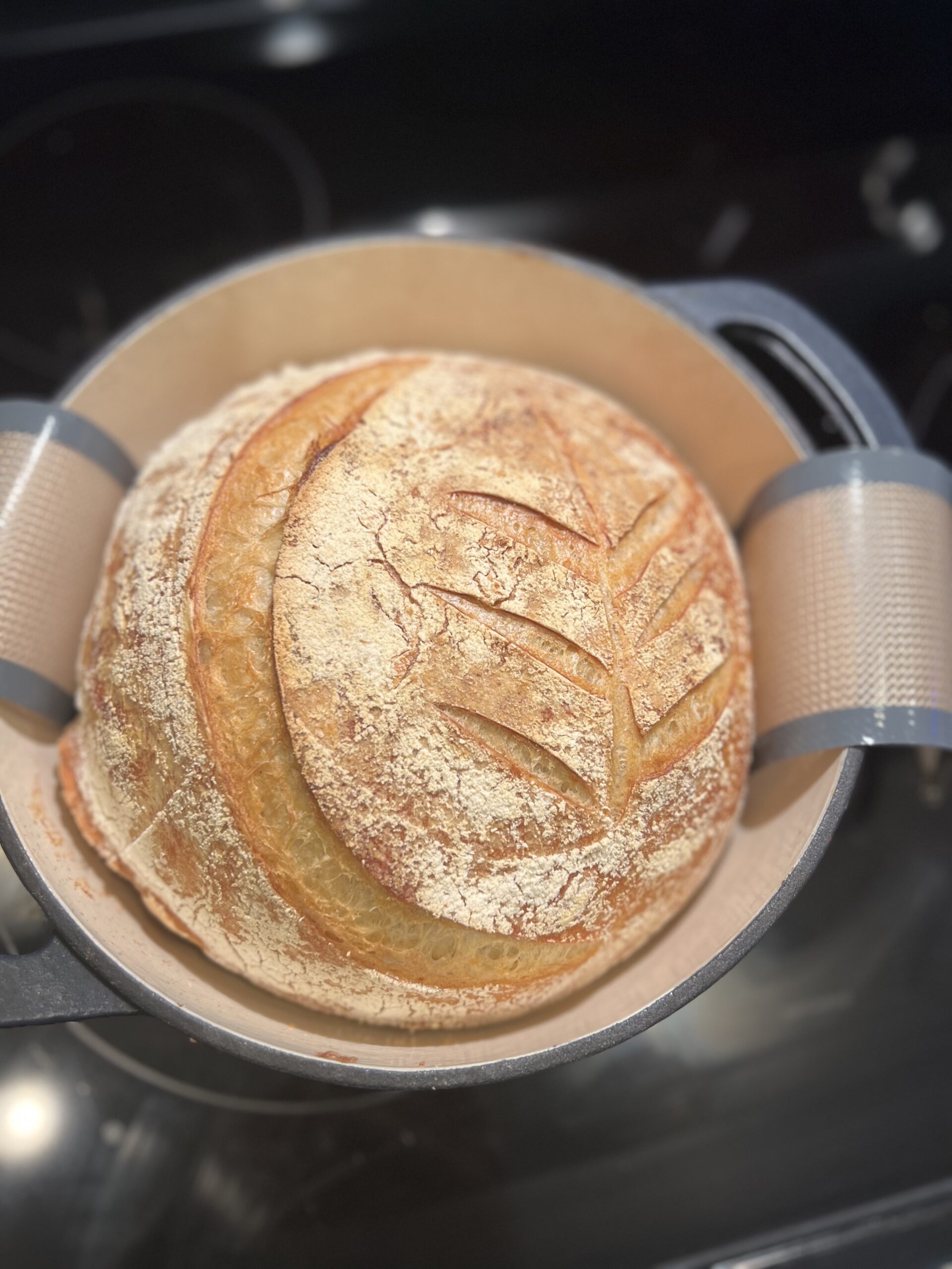easy sourdough bread recipe and simple sourdough score
